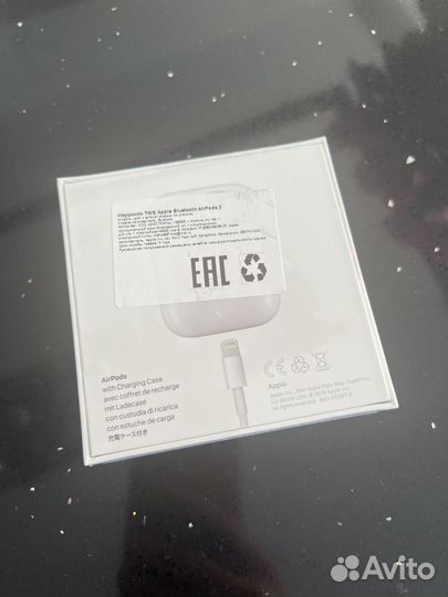 Беспроводные наушники apple airpods 2