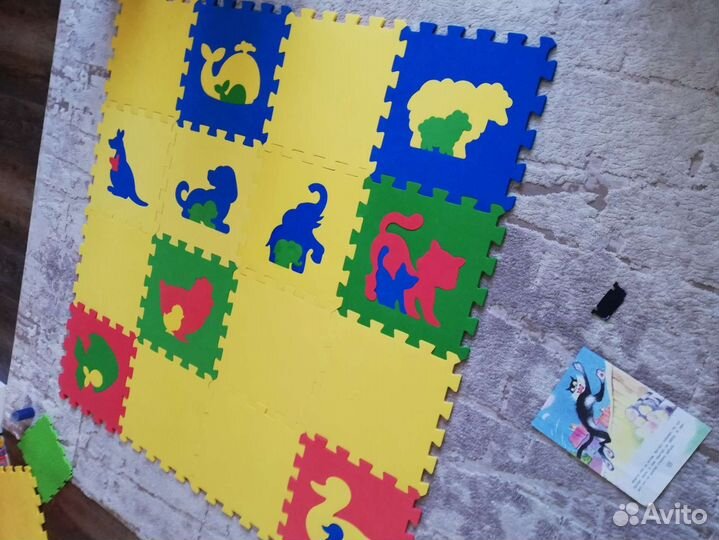 Мягкий коврик пазл
