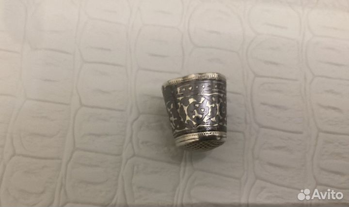 Наперсток серебряный, проба 875