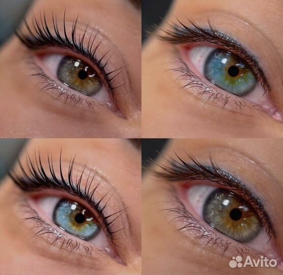Ламинирование ресниц и оформление бровей