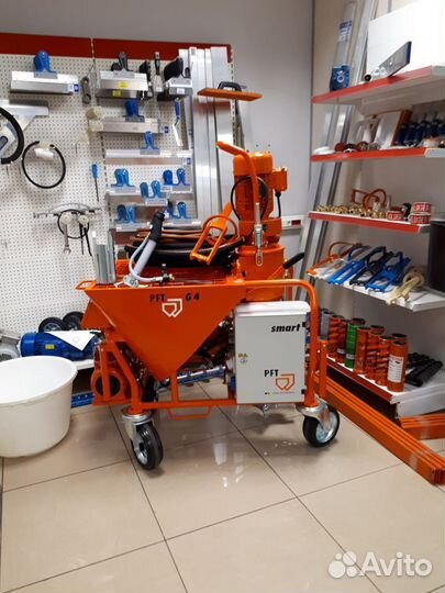 Штукатурная станция PFT G4 c насосом