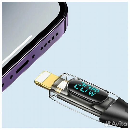 Кабель usams US-SJ588 Type-C - Lightning