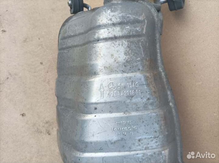 Труба глушителя левая Mercedes C-Class W204 OM642