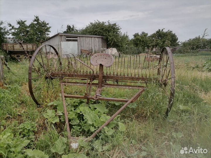 Конная косилка и конные грабли