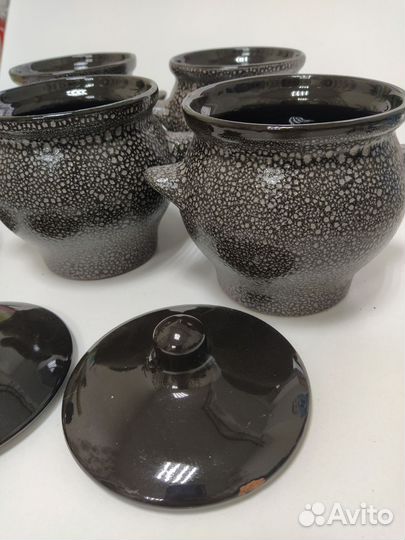 Набор горшочков для запекания 700мл 4 шт