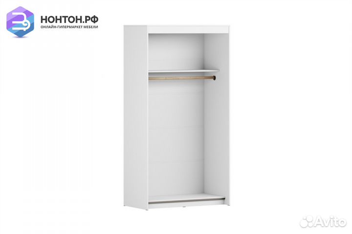 Шкаф-купе Эва 2-створчатый белый