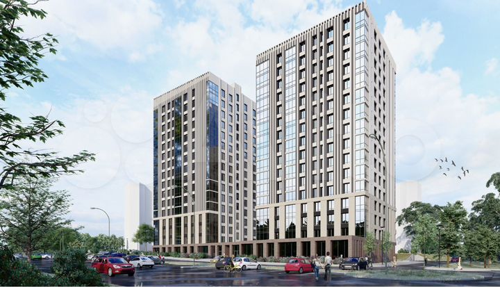 Квартира-студия, 21,8 м², 6/23 эт.