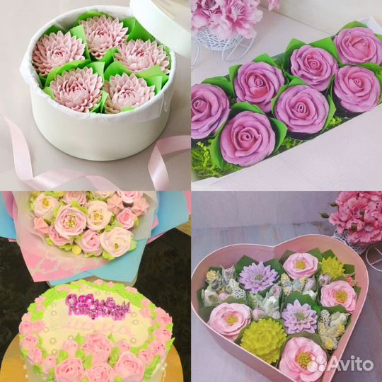 Букет из зефира съедобный