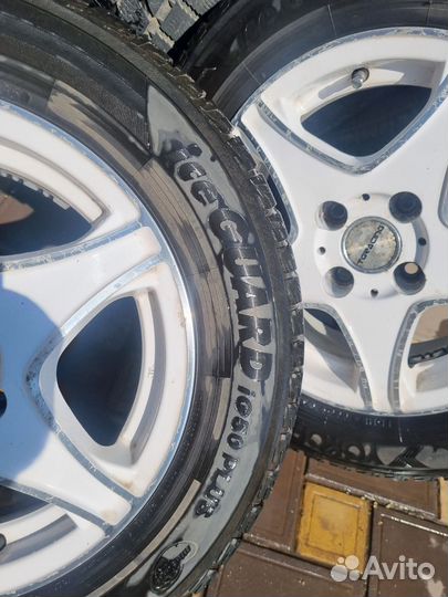 Диски с резиной на Рио, Солярис 4/100