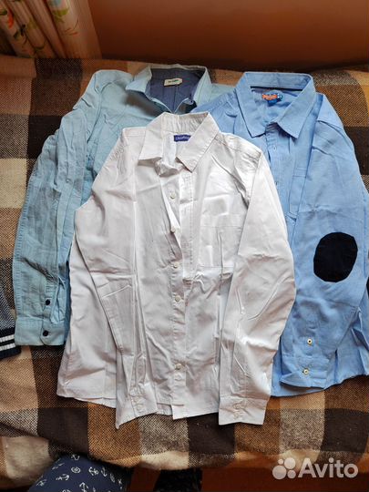 Школьные рубашки 164 р