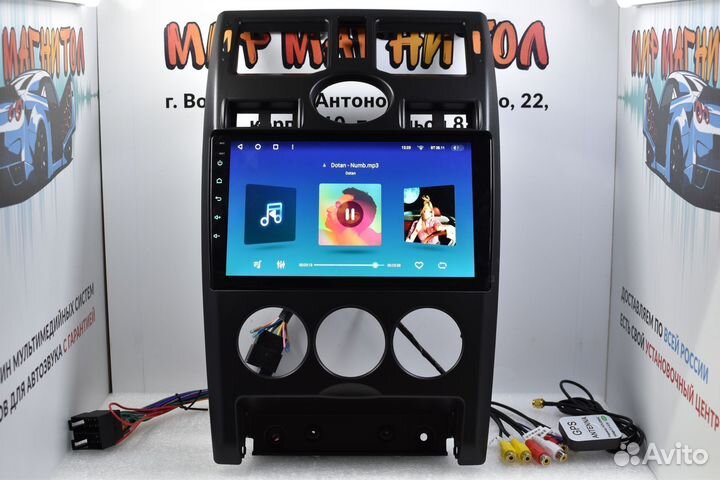 Магнитола LADA Priora чёрная Teyes CC2 Plus 4/32гб