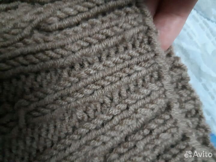 Набор снуб и перчатки длинные ручная работа новые