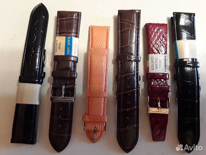 Ремешки для часов, кожа натуральная, новые СССР