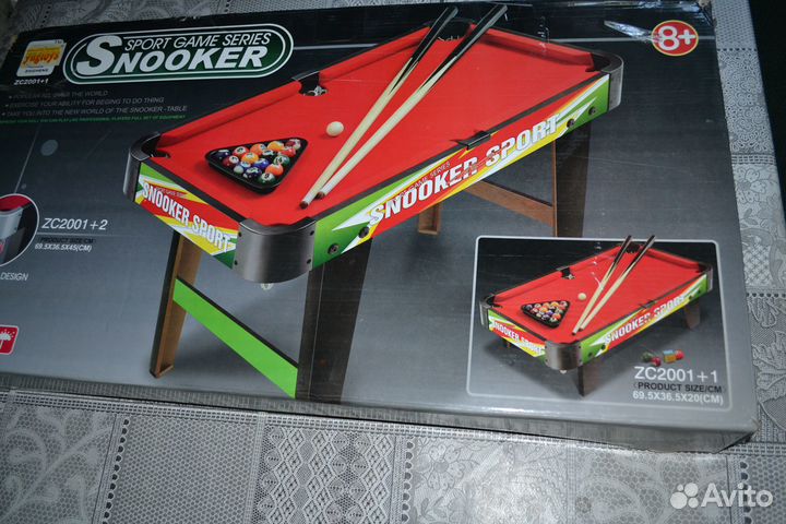 Бильярд snooker ZC 2001 + 2