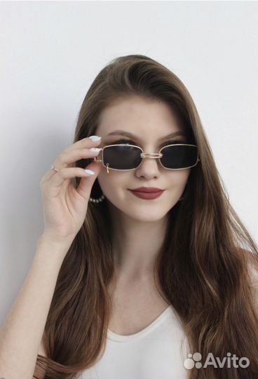 Очки с пирсингом, женские, с сережкой