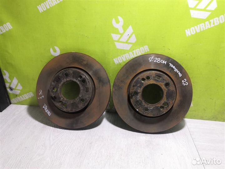 Диск тормозной передний вентилируемый Хендай i30