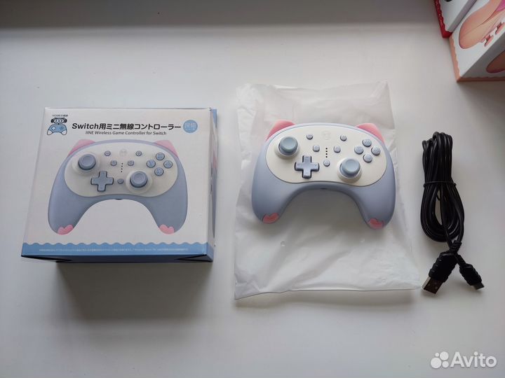 Pro Controller Switch пепельный