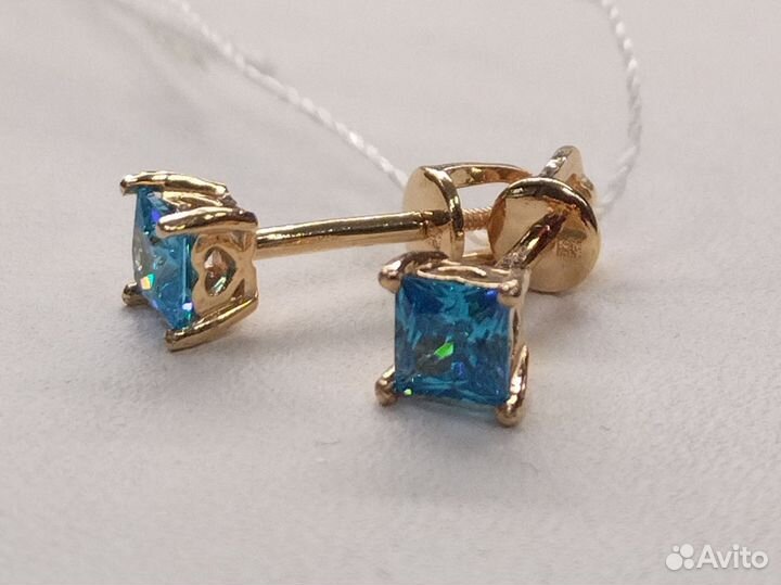 Золотые серьги