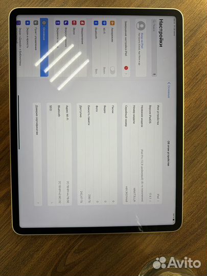 Планшет apple iPad pro 12.9 2022 256gb space gray