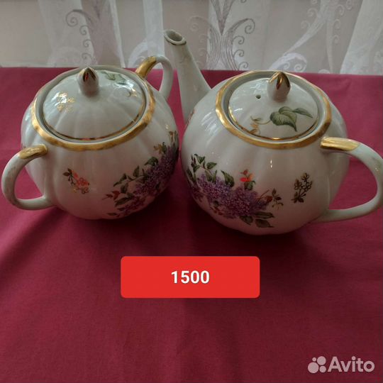 Чайный сервиз сирень дулево