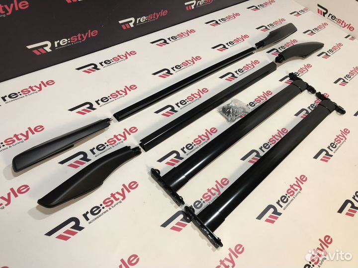 Рейлинги Lexus Rx 330/400 Черные Комплект