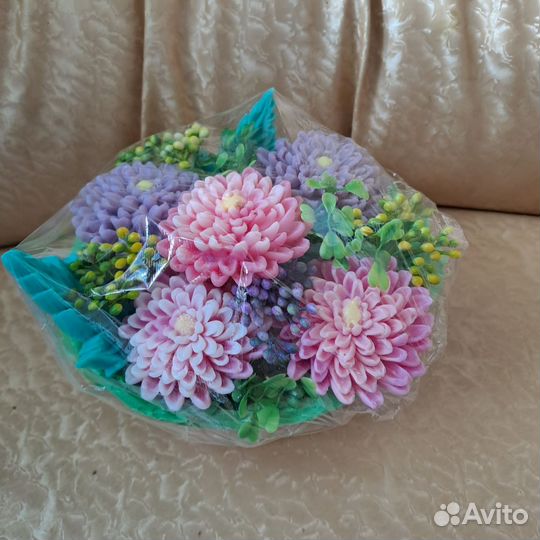 Корзинки с цветами.мыло ручной работы