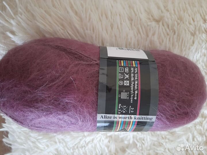 Пряжа мохер 100 Турция