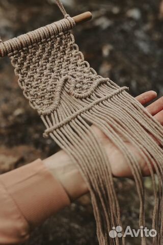 Макраме панно «Волна»