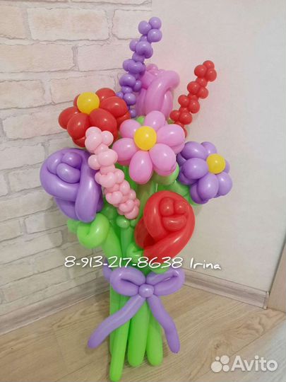 Цветы из шаров