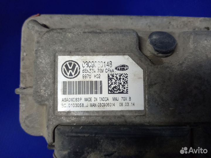 Эбу блок управления двигателем Volkswagen polo