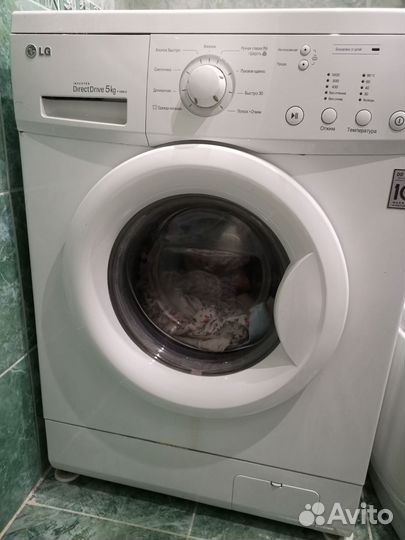 Стиральная машина бу lg 5 кг