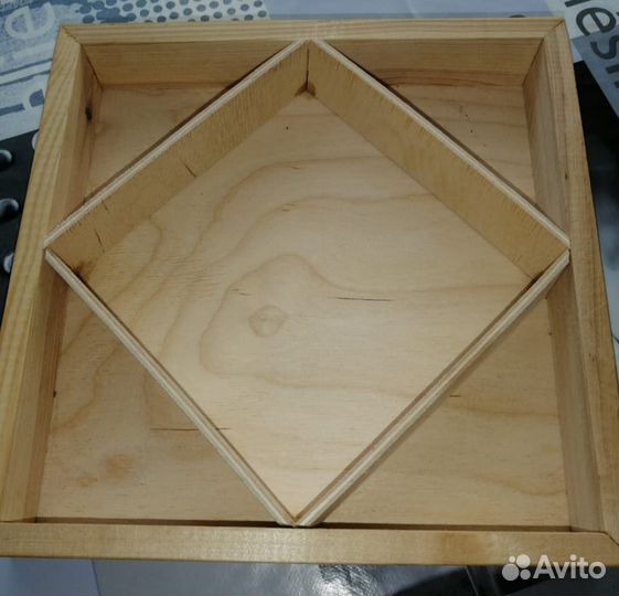 Коробка подарочная деревянная
