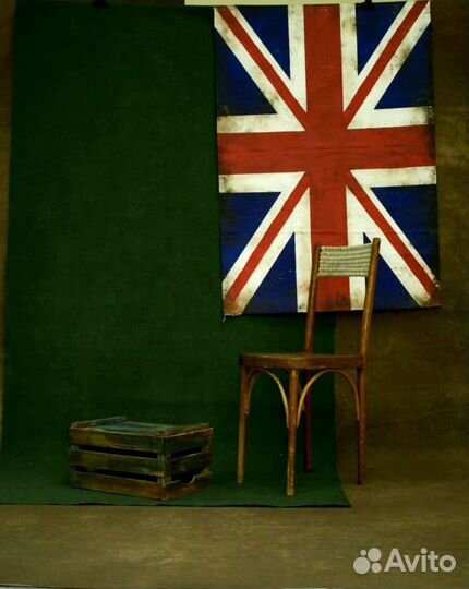 Флаг Великобритании Union Jack. Холст