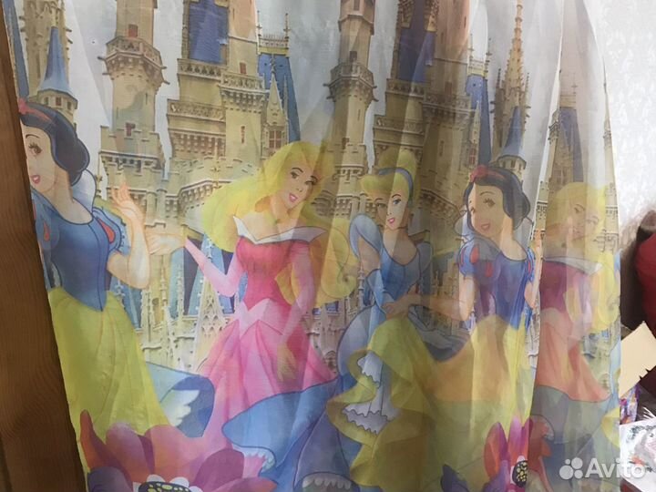 Тюль принцессы disney