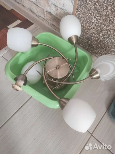 Светильник потолочный подвесной бу