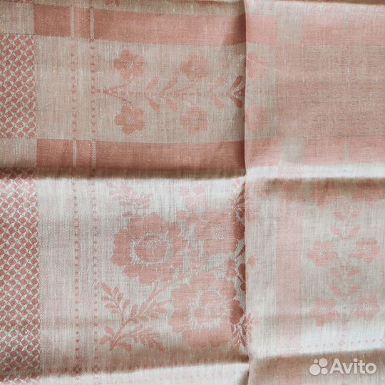 Скатерть лён винтаж СССР