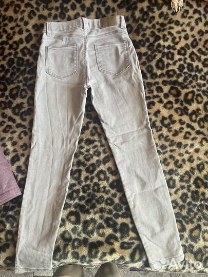 Джинсы серые для девочек