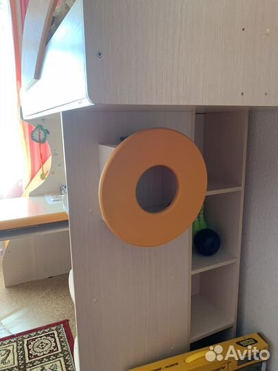 Двухярусная кровать бу с матрасом