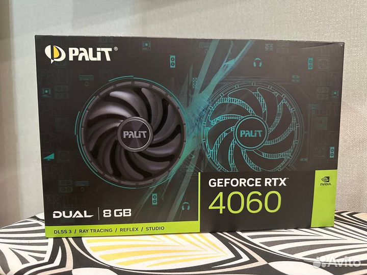 Видеокарта RTX 4060 Palit Dual (8Gb) (новая)
