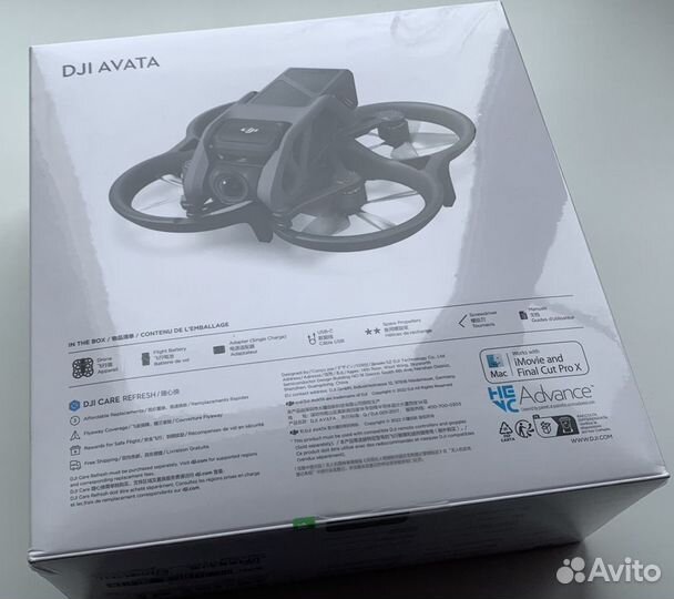 Новая тушка dji avata с аккумулятором / goggles