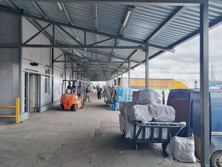 Склад с пандусом 150 м²