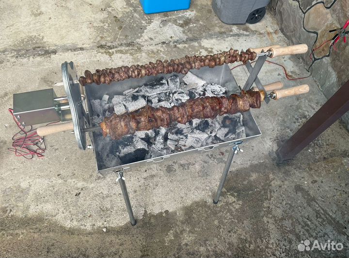 Мангал барбекю автоматический
