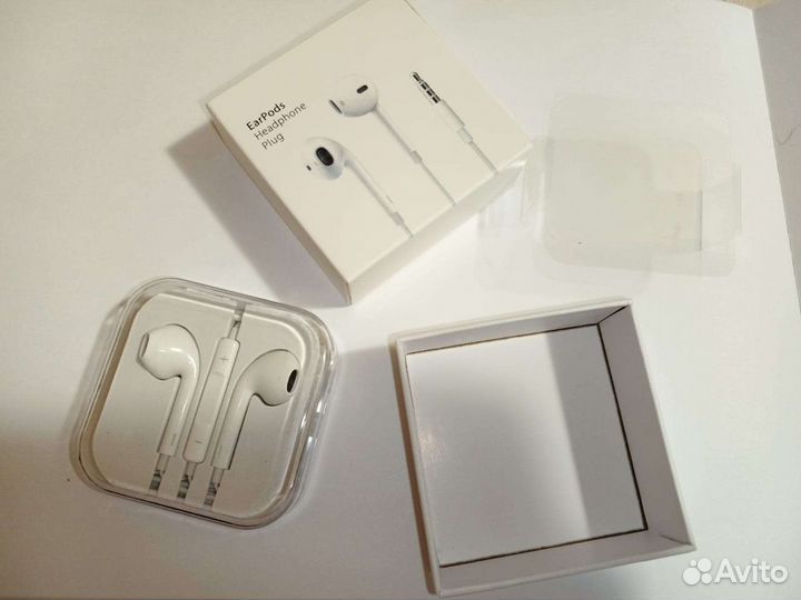Наушники Earpods+кабель USB