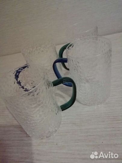 Бокалы цветное стекло