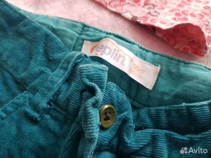 Большой пакет брендовых детских вещей до 1,5лет