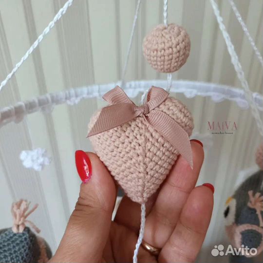 Мобиль на кроватку ручная работа