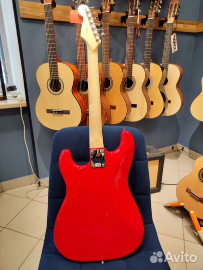 Электрогитара fender squier MM stratocaster RED