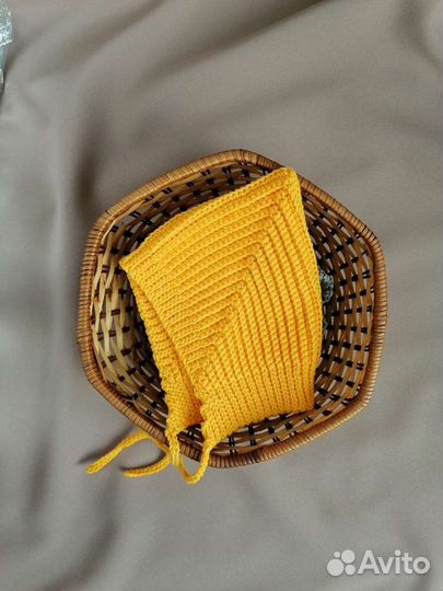 Чепчик шапочка для малыша вязание на заказ