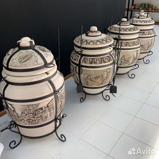 Тандыры с датчиком и откидной крышкой