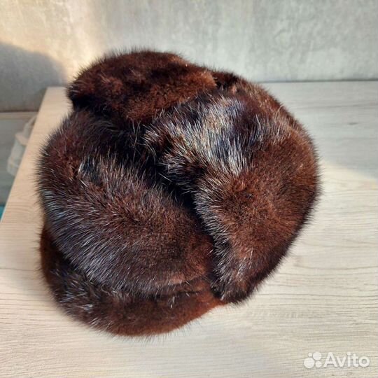 Шапка кепка формовка мех норка новая